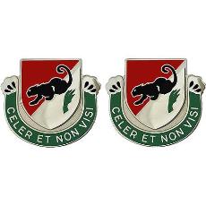 31st Cavalry Regiment Unit Crest (Celer Et Non Visi)